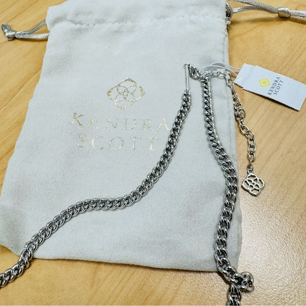 NWT Kendra Scott Ace Chain Necklace - Picture 2 of 3